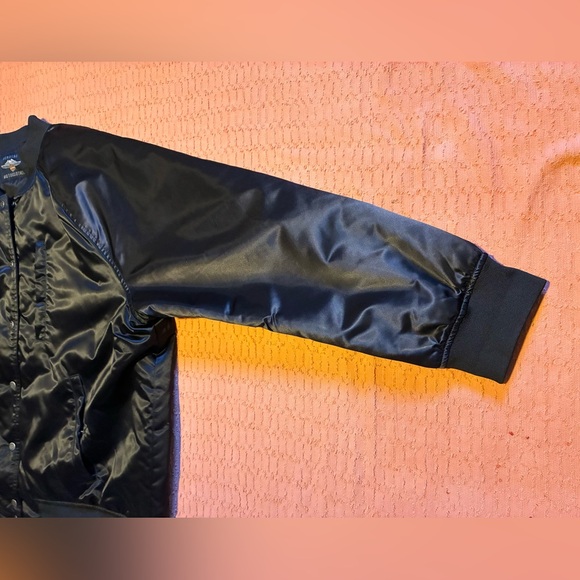 Woman’s Harley Davidson Black Bomber Jacket Size 3X - Picture 10 of 16